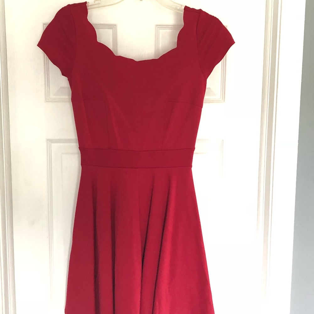 LuLu’s Red Cocktail/Summer Dress- Size XS